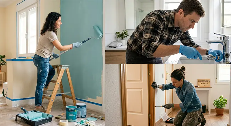 colage con diferentes reparaciones